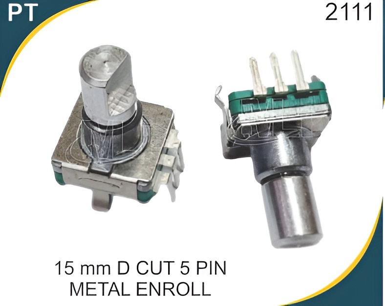 15 MM D-Cut 5 Pin Metal Enroll