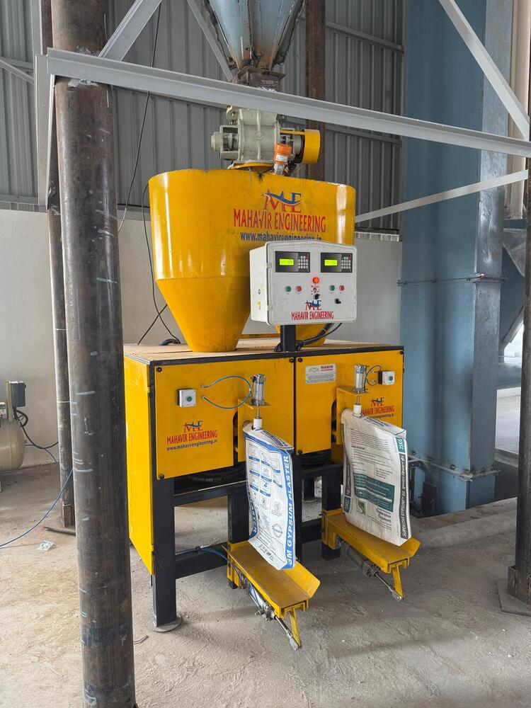 Double Nozzle Valve Bag Powder Packing Machine