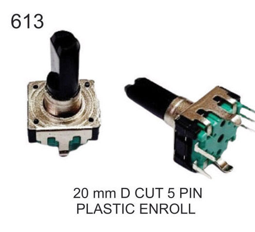 20 MM D CUT 5 PIN PLASTIC ENROLL