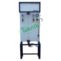 Spray Tower Apparatus - Stainless Steel Tanks, Glass Column | Adjustable Interface Height, Continuous Operation, Flow Measurement