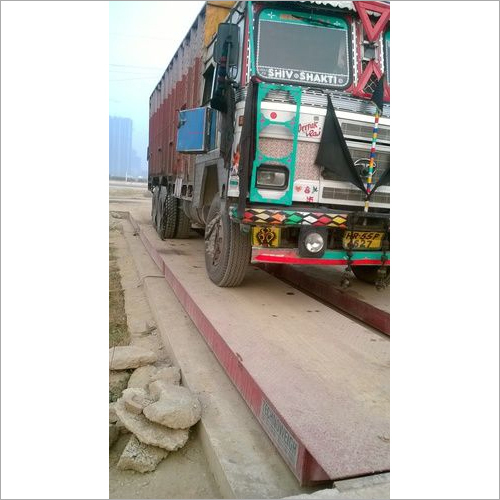 Electronic Mobile Weighbridge - Color: Red