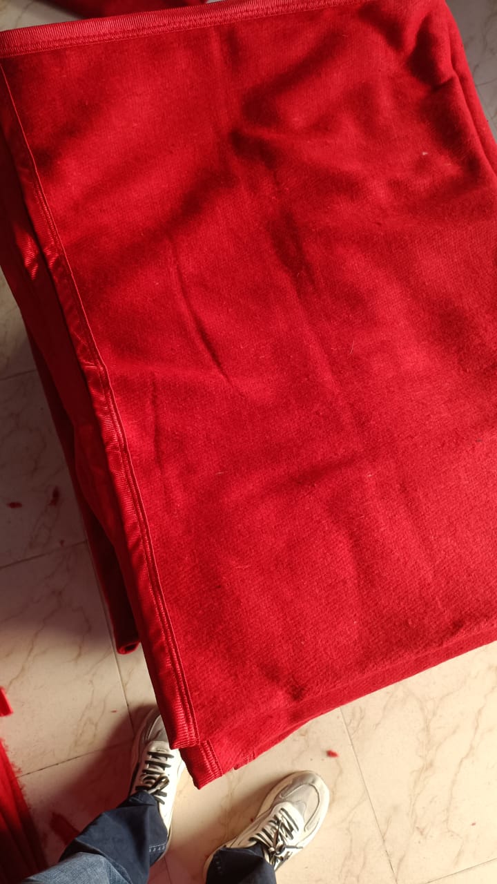 Hospital Red Wool Blankets