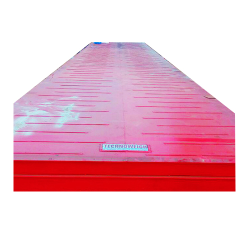 Electric Portable Weighbridge - Color: Red