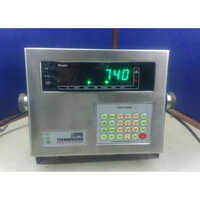 Metal Weighbridge Terminal - High-quality Metal, 220-440v | Digital Display, Industrial Electric Power Supply, Sleek Silver Design