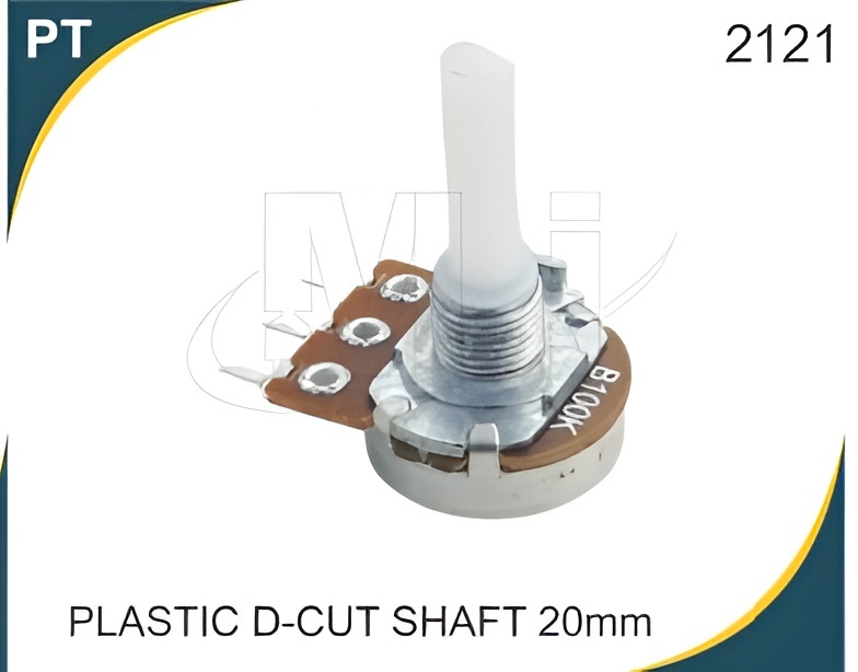 IMPORTED PVC PLASTIC D-CUT SHAFT 20 MM, 100 K