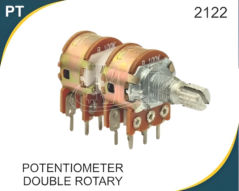 Potentiometer Double Rotary 100k