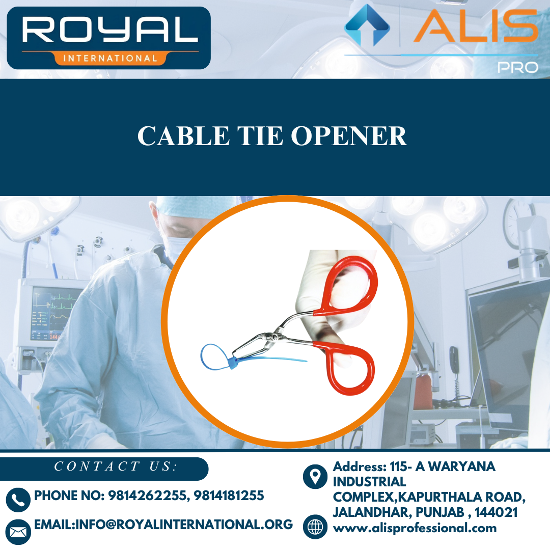 Cable Tie Opener - Instruments Type: Cutting Instrument