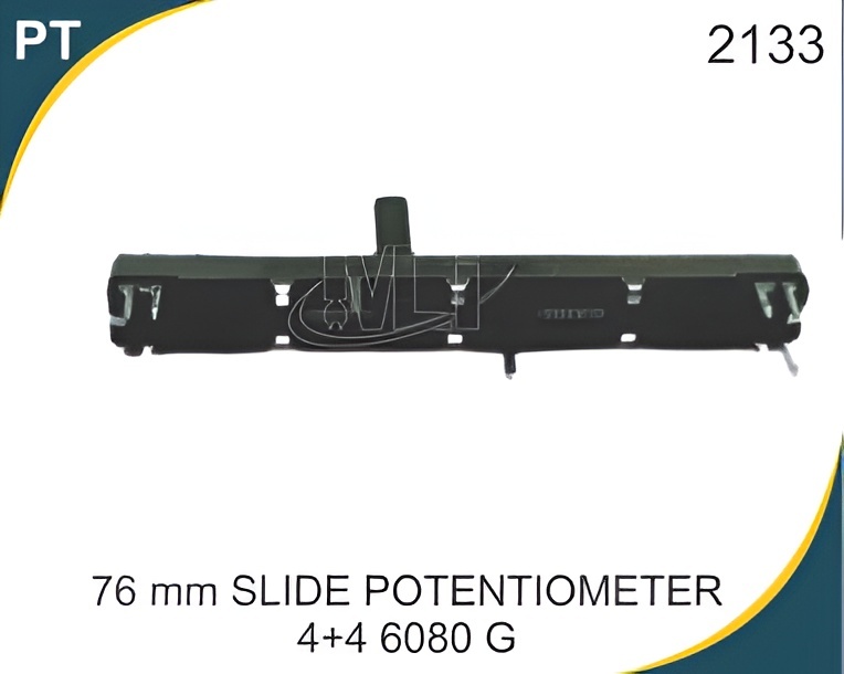 76 mm Slide Potentiometer 4+4 6080 G