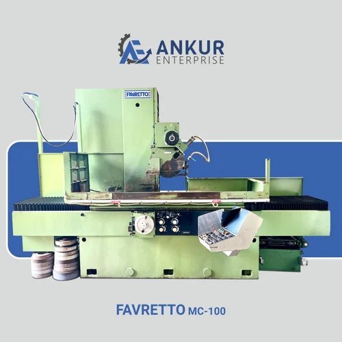 Favretto Used Surface Grinder Machine - Green | Ideal for Industrial Applications, Excellent Performance in Used Condition