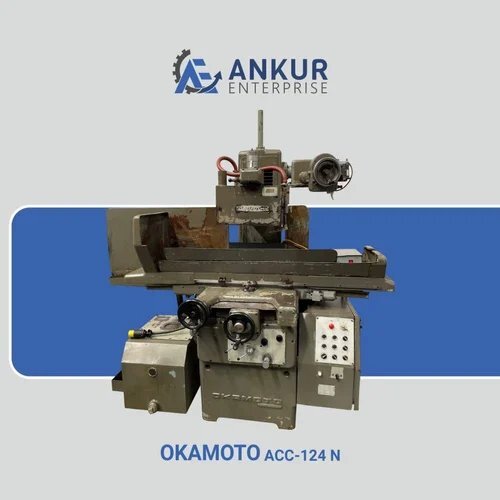 Used Surface Grinder Make Okamoto (Japan) Model Accugar-124 N - Color: Grey