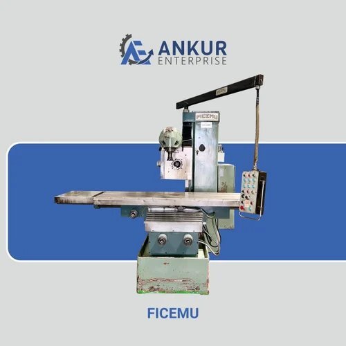 Ficemu Double Spindle Bed Milling Machine - Color: Silver And Green
