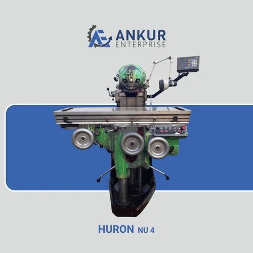 Huron Nu4 Universal Milling Machine - Color: Silver And Green