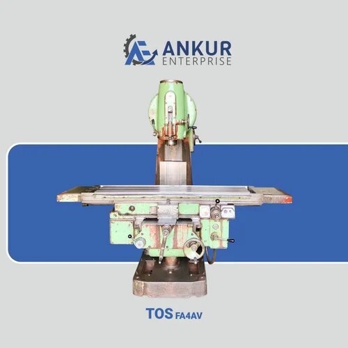 Tos Fa4A-V Vertical Milling Machine - Color: Green