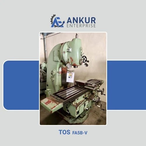 Tos Fa5B-V Used Vertical Milling Machine - Color: Green