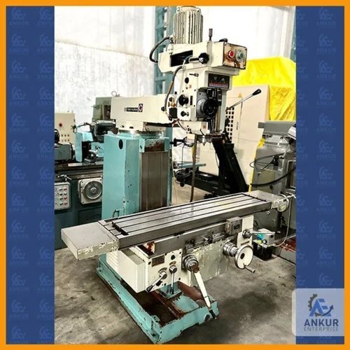 Tos Vertical Turret Milling Machine (M1Tr) - Color: Blue And Silver