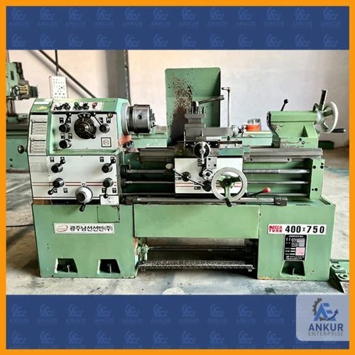 Mecca Turn Used Lathe Machine - Color: Green