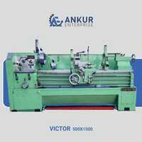 Victor Used Lathe Machine - Color: Green