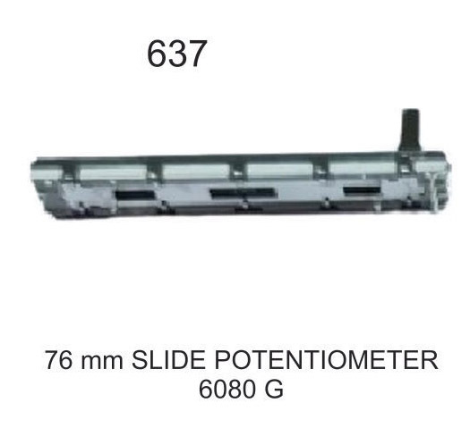 76 MM SLIDE SLIDE POTENTIOMETER 6050G