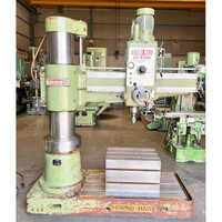 Horng Mao Taiwan Used Radial Drilling Machine - Color: Silver And Green