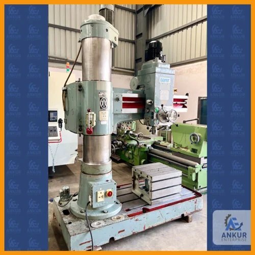 Model Rf50-1250 50Mm Used Radial Arm Drill With Table Make Cespel Hungary