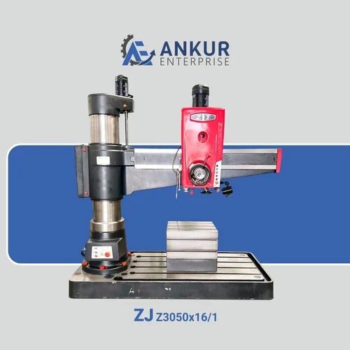 Used Radial Drill With Table Make Z J China Model Z3050x161 50mm