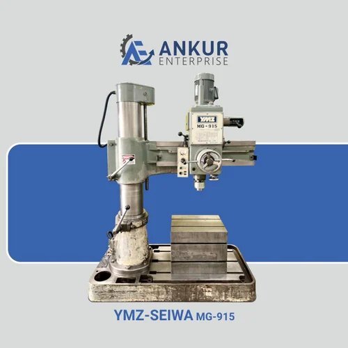 Used Radial Drill With Table Seiwa Ymz Japan Model Mg-915