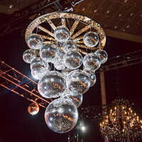 Mirror Ball Ring - Color: Silver