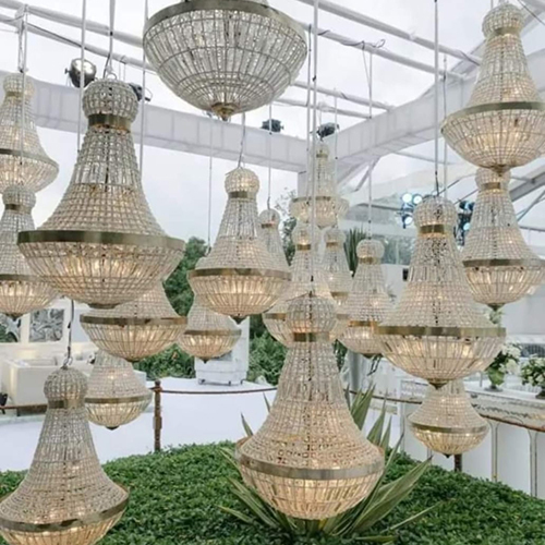 Softy Chandelier - Color: Golden