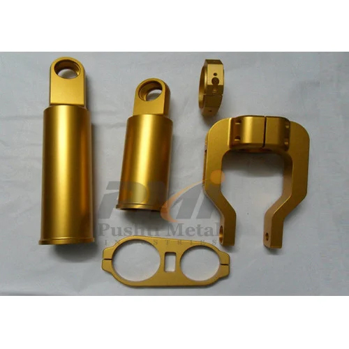 Aluminum Forged Components - Color: Golden