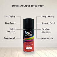 Apar Spray Paint Can PEARL METALLIC GOLD-225 ml, For Bike, Cars, Furnitures, art and craft  Paint work