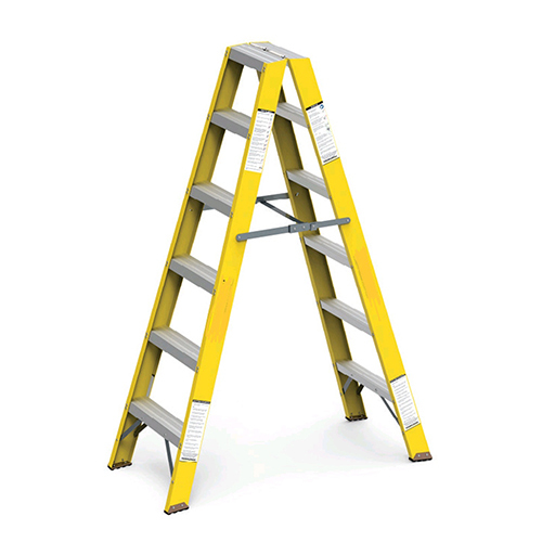 150kg Fiberglass Range A Type Twin Side Ladder