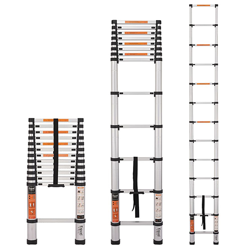 Aluminium Foldable And Extended Telescopic Ladder - Durable Aluminum ...