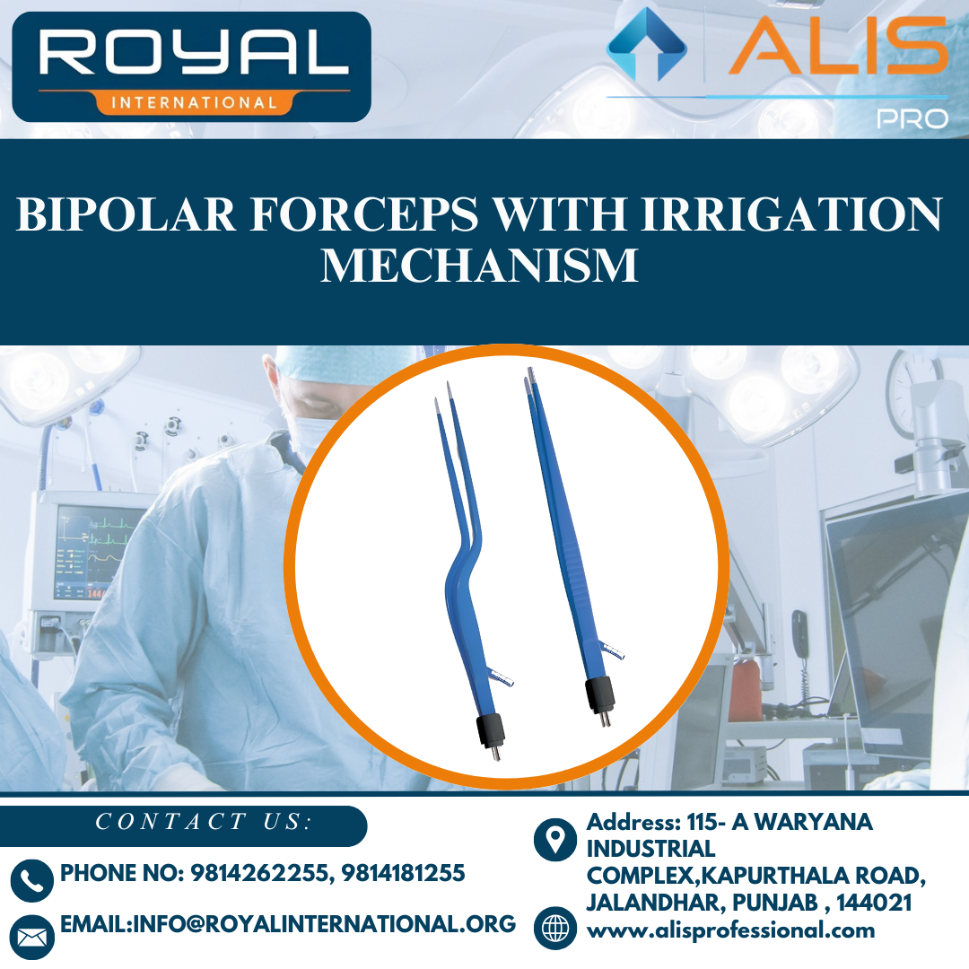 Bipolar Forceps With Irrigation Mechanism