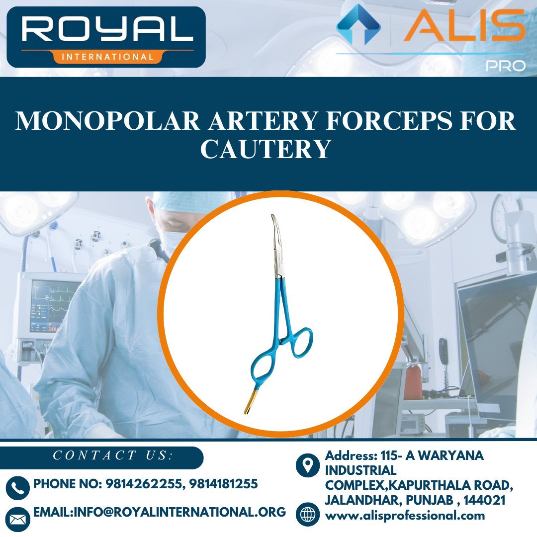 Monopolar Artery Forceps For Cautery