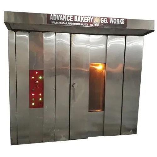 108 Tray Rotary Rack Oven - Color: Silver