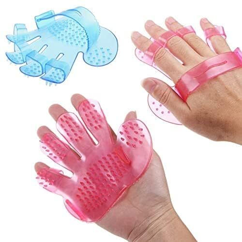 Pet Wash Bath Glove - 20x13x6 Cm, Soft Material For Gentle Cleaning & Massage, Suitable For Dogs And Cats, Mite Removal Tool