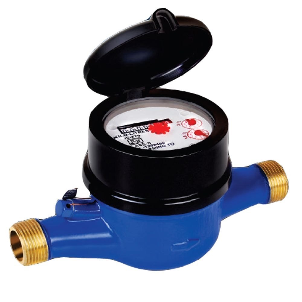 Kranti Water Flow Meter 20mm - Color: Blue