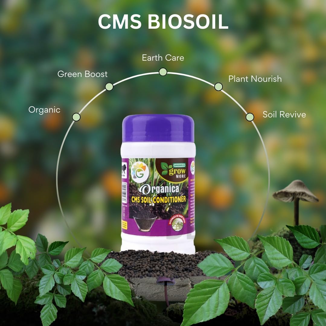 Cms Soil Conditioner- Calcium-magnesium-sulfur (Cms) For Improved Soil Health - Color: Black