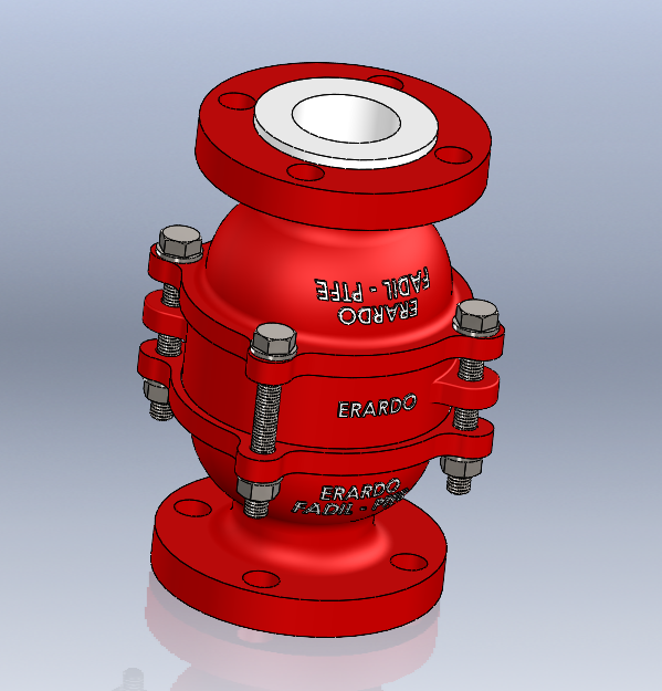 Ptfe Lined Flame Arrester - Application: Chemical