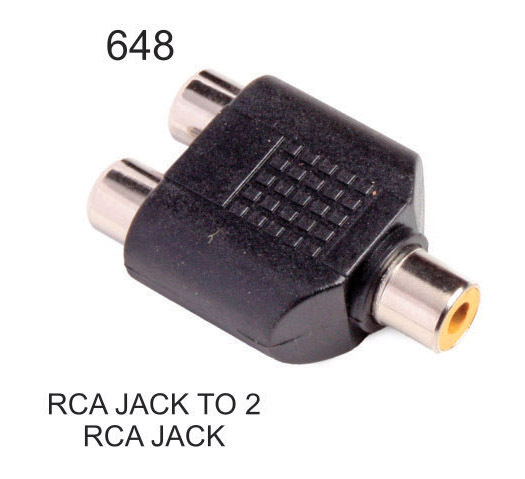 RCA JACK TO 2 RCA JACK