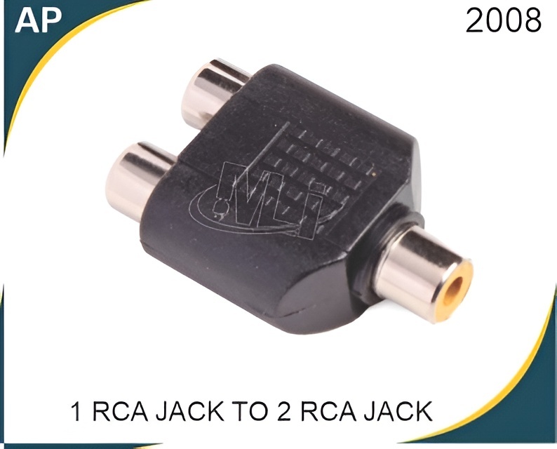 RCA JACK TO 2 RCA JACK