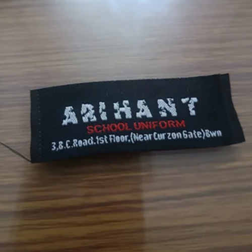 3 Inch Printed Woven Label - Color: Different Available