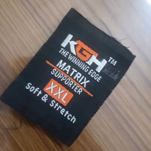 4mm Printed Woven Label - 4mm Size, Various Color Options , Customizable Shape with High-Quality Design Printing for Garment Attachment