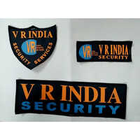 Security Guard Uniforms Label - Cloth Material, Custom Sizes Available , Modern Design With Enhanced Visibility For Professional Security Personnel