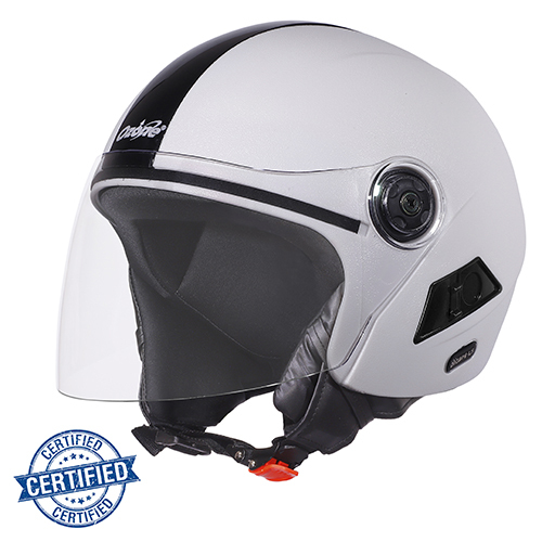 Bizare Ls Painted White Helmet - Material: Plastic