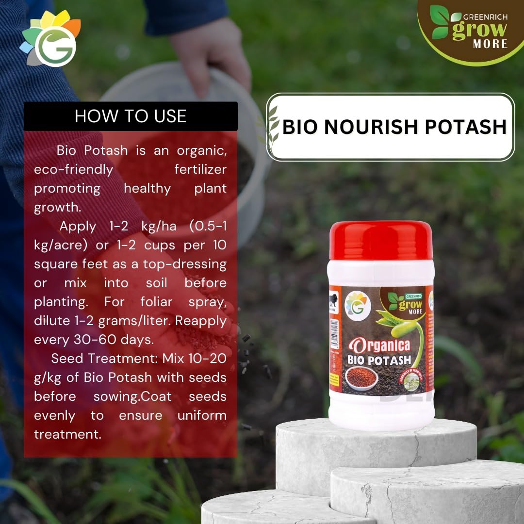 Bio Nourish Potash - Organic Biofertilizer for Plant Growth