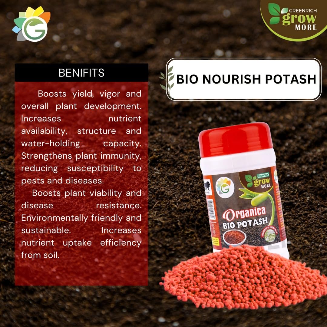 Bio Nourish Potash - Organic Biofertilizer for Plant Growth