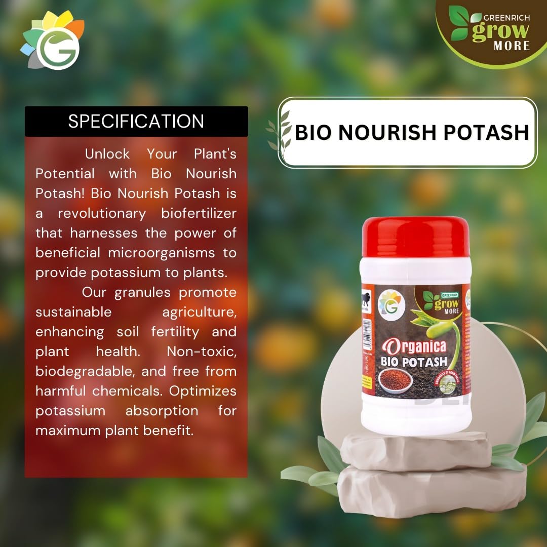 Bio Nourish Potash - Organic Biofertilizer for Plant Growth