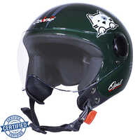 Hellow Kity Green Helmet