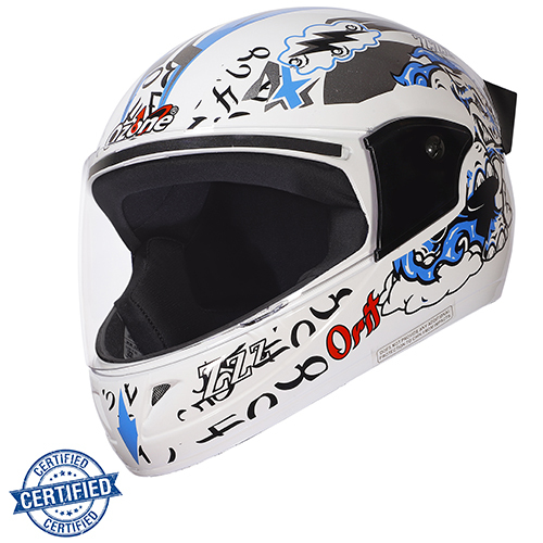 Orit Baby White D Helmet